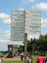Various attractions at Cotswold Farm Park